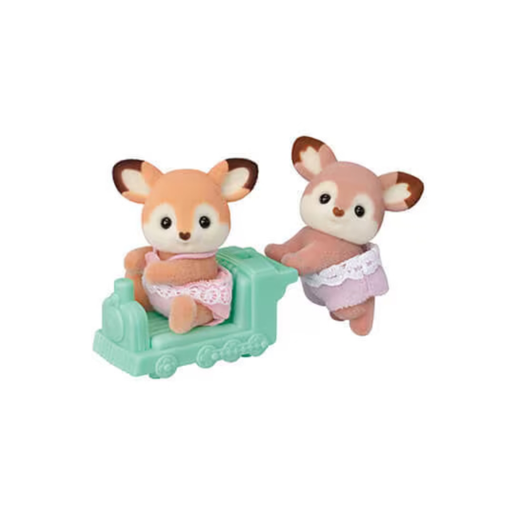 TERNURINES SYLVANIAN CALICO DEER TWINS - 2