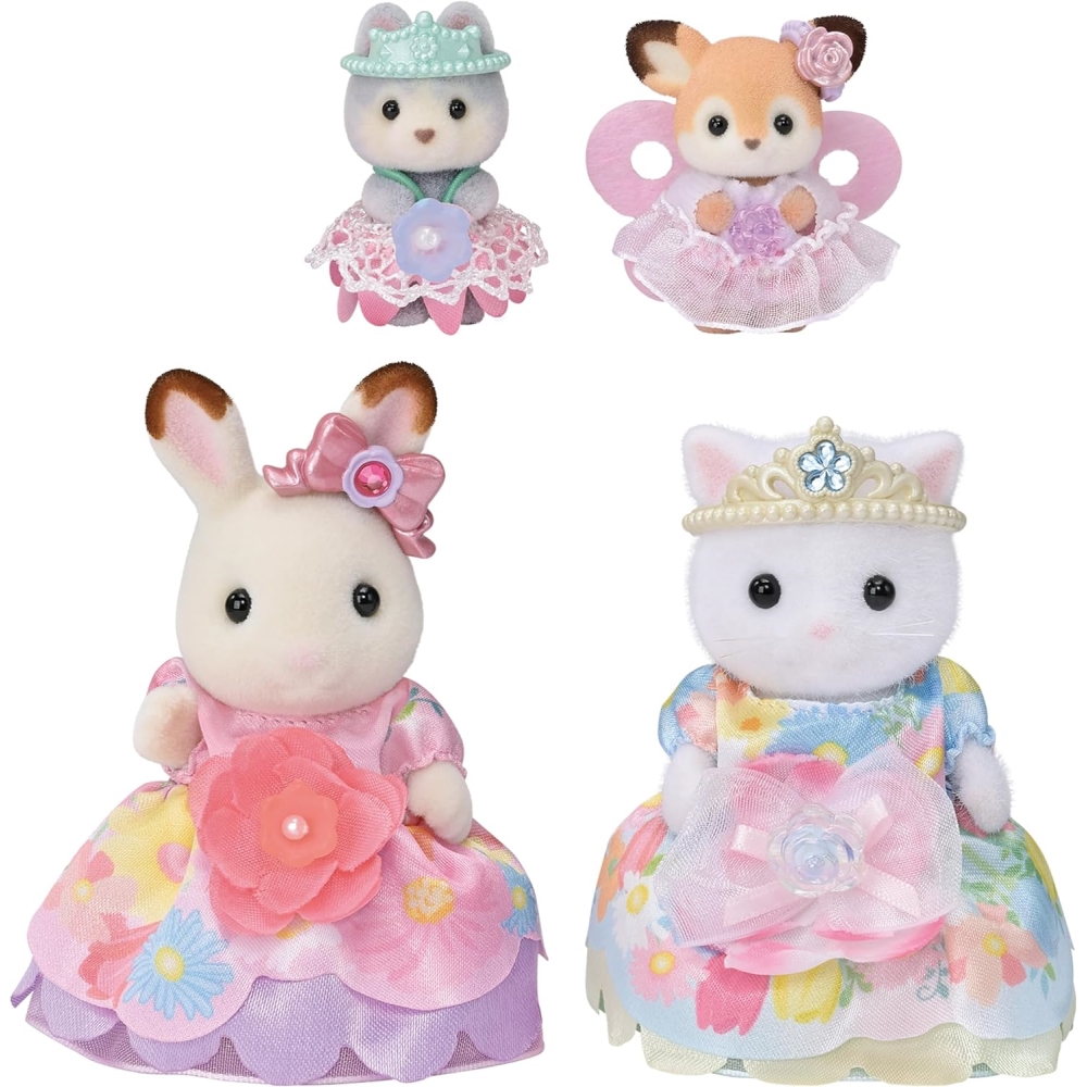 TERNURINES SYLVANIAN CALICO SET PRINCESAS FLORICIENTAS - 2