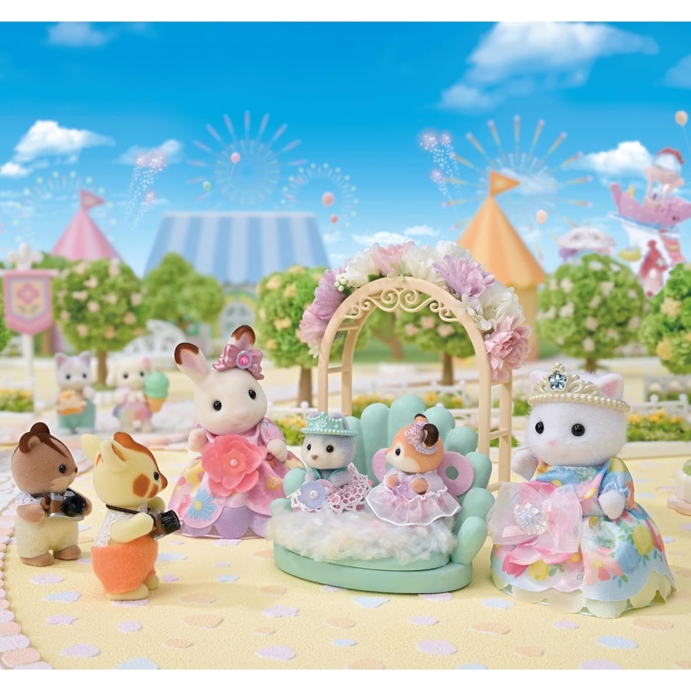 TERNURINES SYLVANIAN CALICO SET PRINCESAS FLORICIENTAS - 3