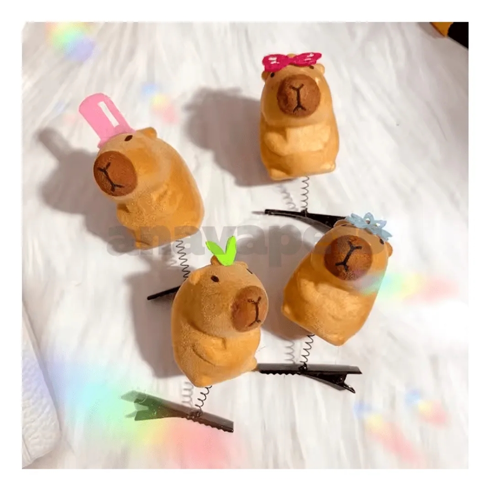 SET DE 100 GANCHITOS CAPIBARA CON ACCESORIOS - 3