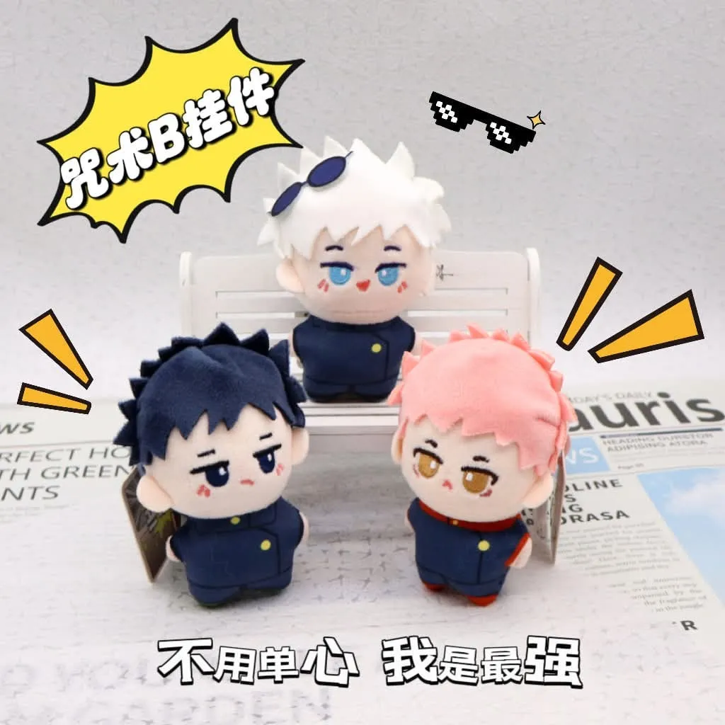 JUJUTSU KAISEN GOJO, MEGUMI ITADORI PACK DE 3 LLAVEROS - 1