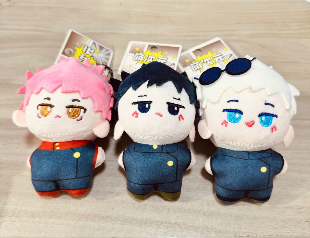 JUJUTSU KAISEN GOJO, MEGUMI ITADORI PACK DE 3 LLAVEROS - 2