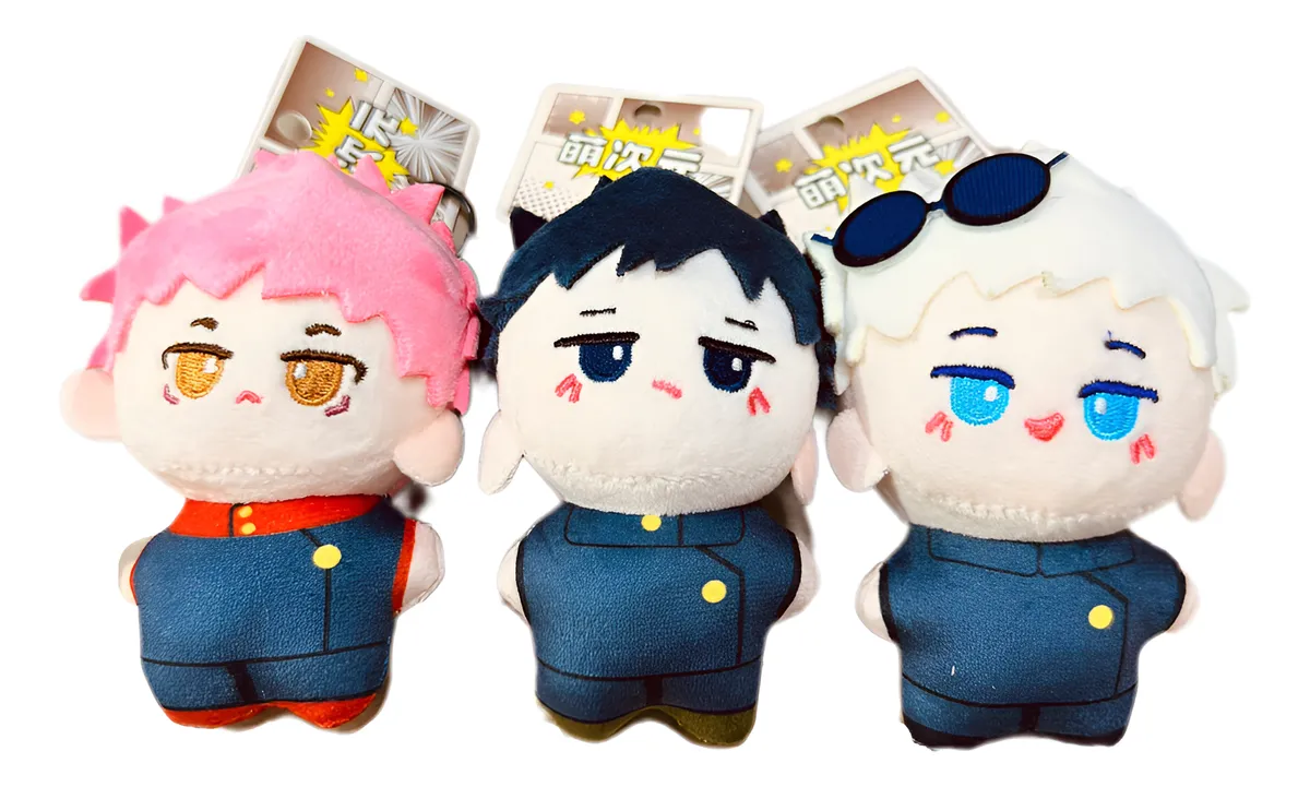 JUJUTSU KAISEN GOJO, MEGUMI ITADORI PACK DE 3 LLAVEROS - 3