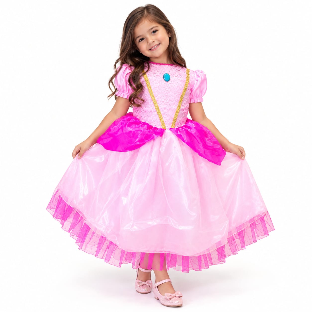 PRINCESA PEACH NIÑOS TALLA 4T - 1