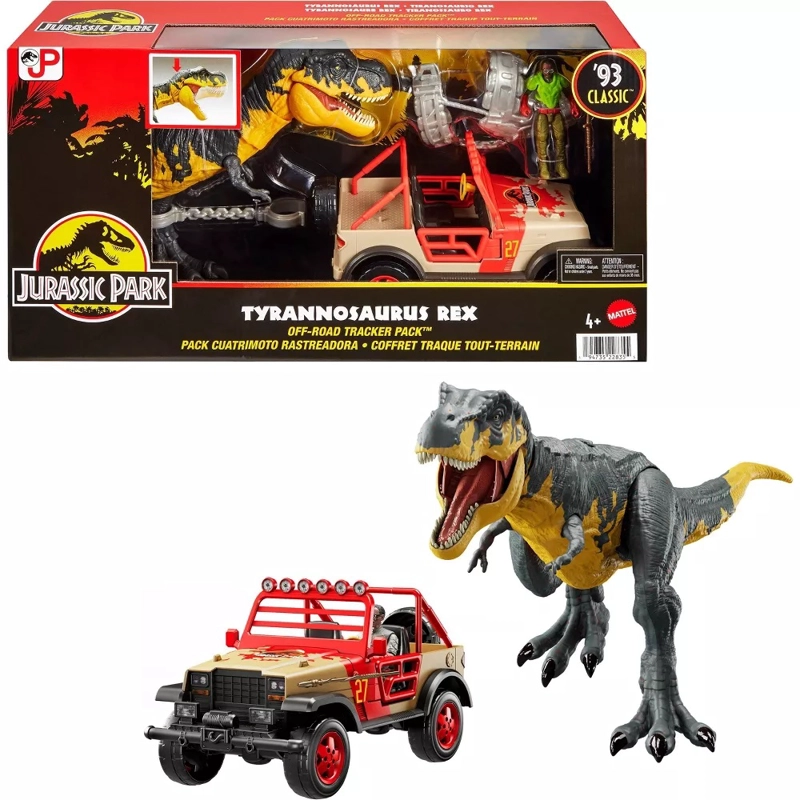 TYRANNOSAURUS REX DINO TRACKERS SET JURASSIC WORLD - 1