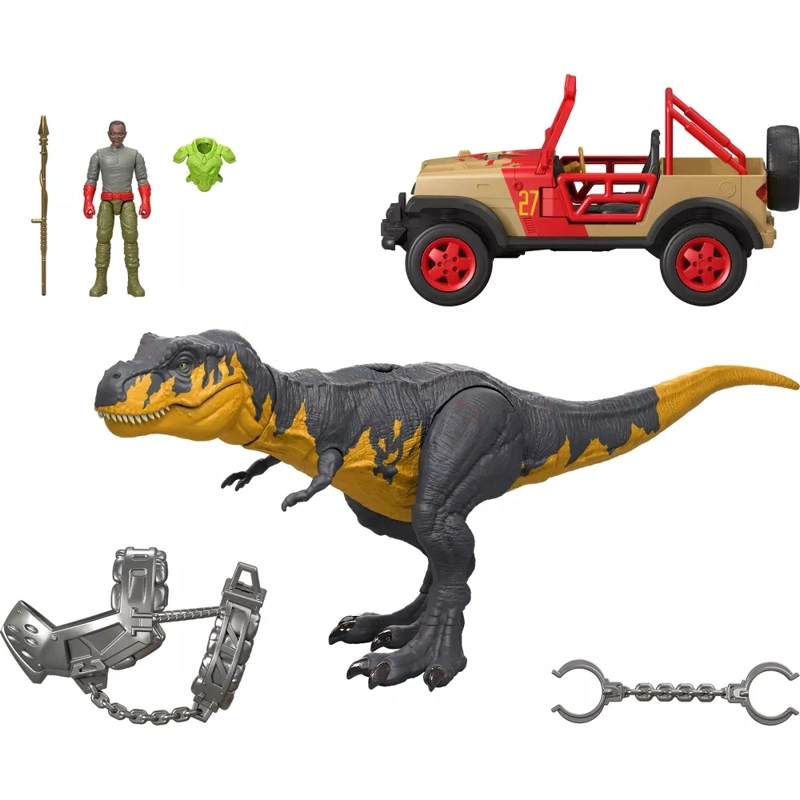 TYRANNOSAURUS REX DINO TRACKERS SET JURASSIC WORLD - 4