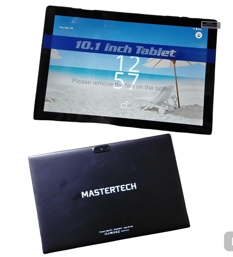 TABLET COLOR NEGRO MARCA MASTERTECH MODELO ZB10 WIFI 32GB 8GB DE RAM