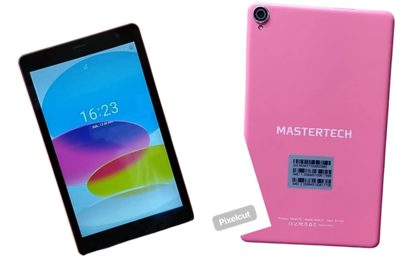 TABLET COLOR ROSADO 32GB DE ALMACENAMIENTO 8GB DE RAM 4G LTE CALLING MODELO M2M-3T MARCA: MASTERTECH