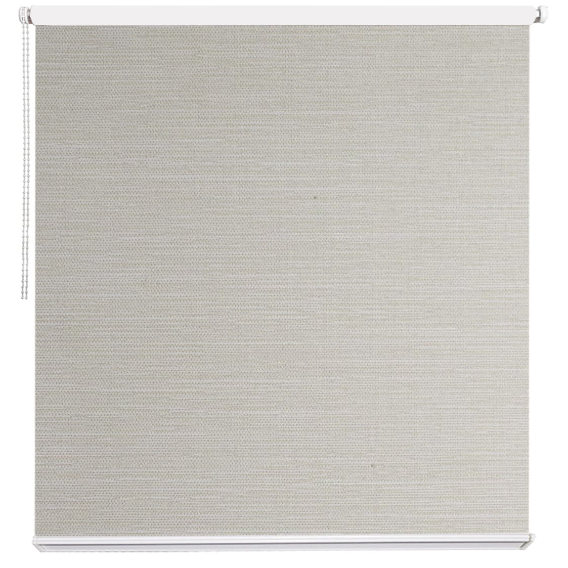 CORTINA ROLLER BLACKOUT TEXTIL RÚSTICO CREMA 220CMANCHO X 190CMALTO - 1
