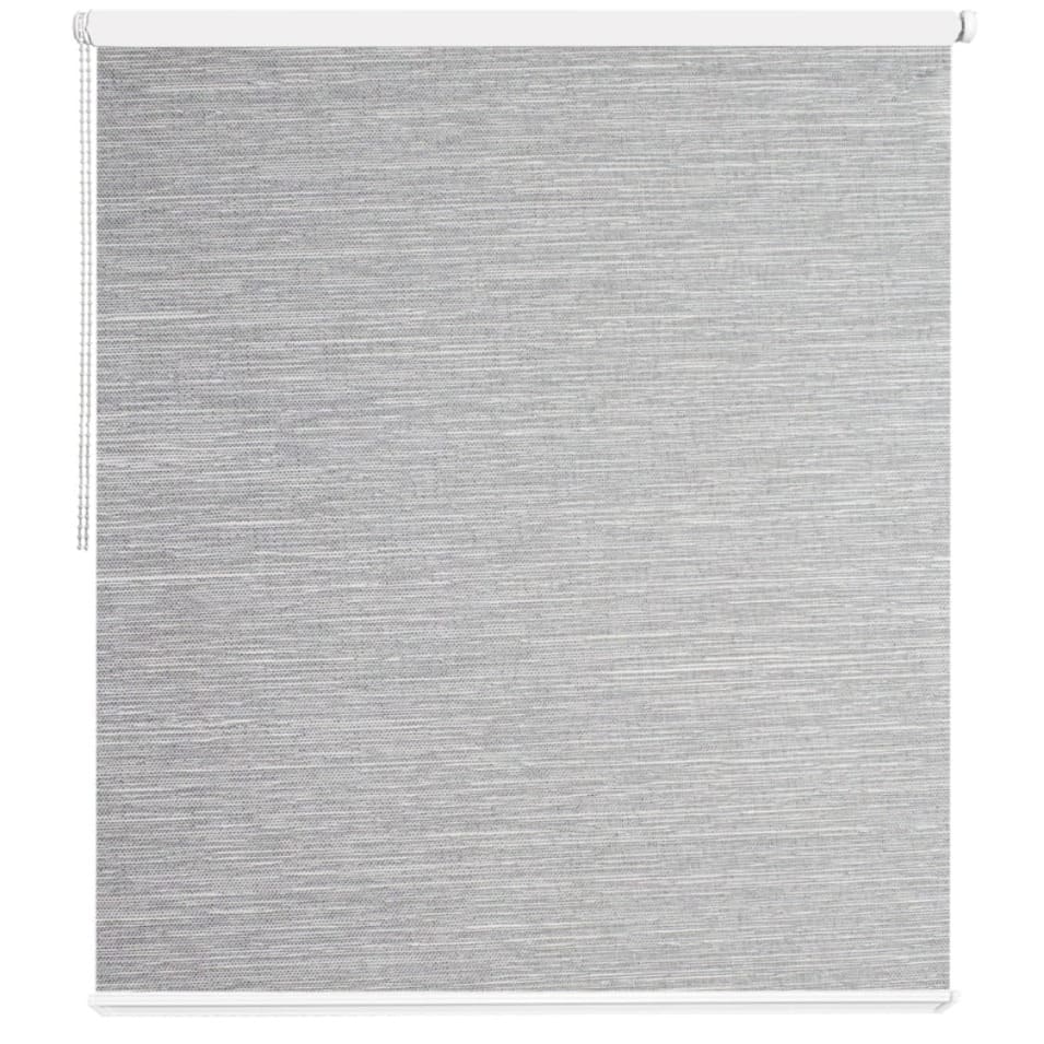 CORTINA ROLLER BLACKOUT TEXTIL RÚSTICO GRIS 170CMANCHO X 170CMALTO - 1