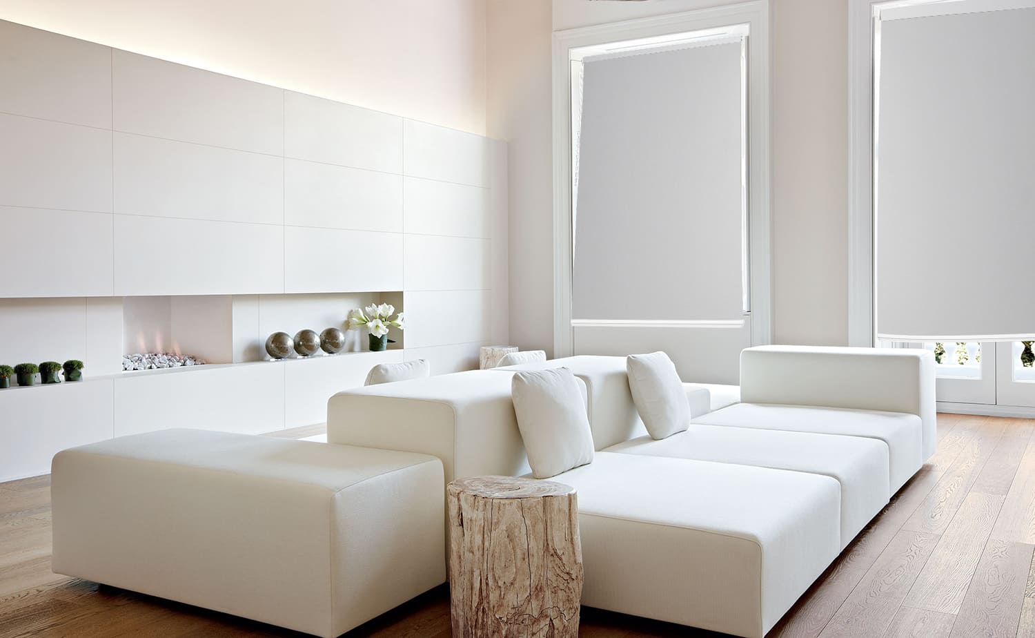 CORTINA ROLLER BLACKOUT BÁSICO GRIS 80CMANCHO X 240CMALTO - 2