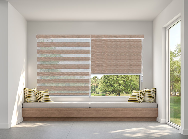 CORTINA ROLLER DECOR HOUSE DUO SUPERIOR ANCHO 130 CM X ALTO 150 CM - 3