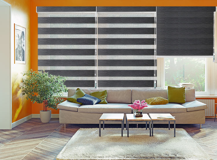 CORTINA ROLLER DECOR HOUSE DUO ELEGANTE ANCHO 130 CM X ALTO 150 CM - 3