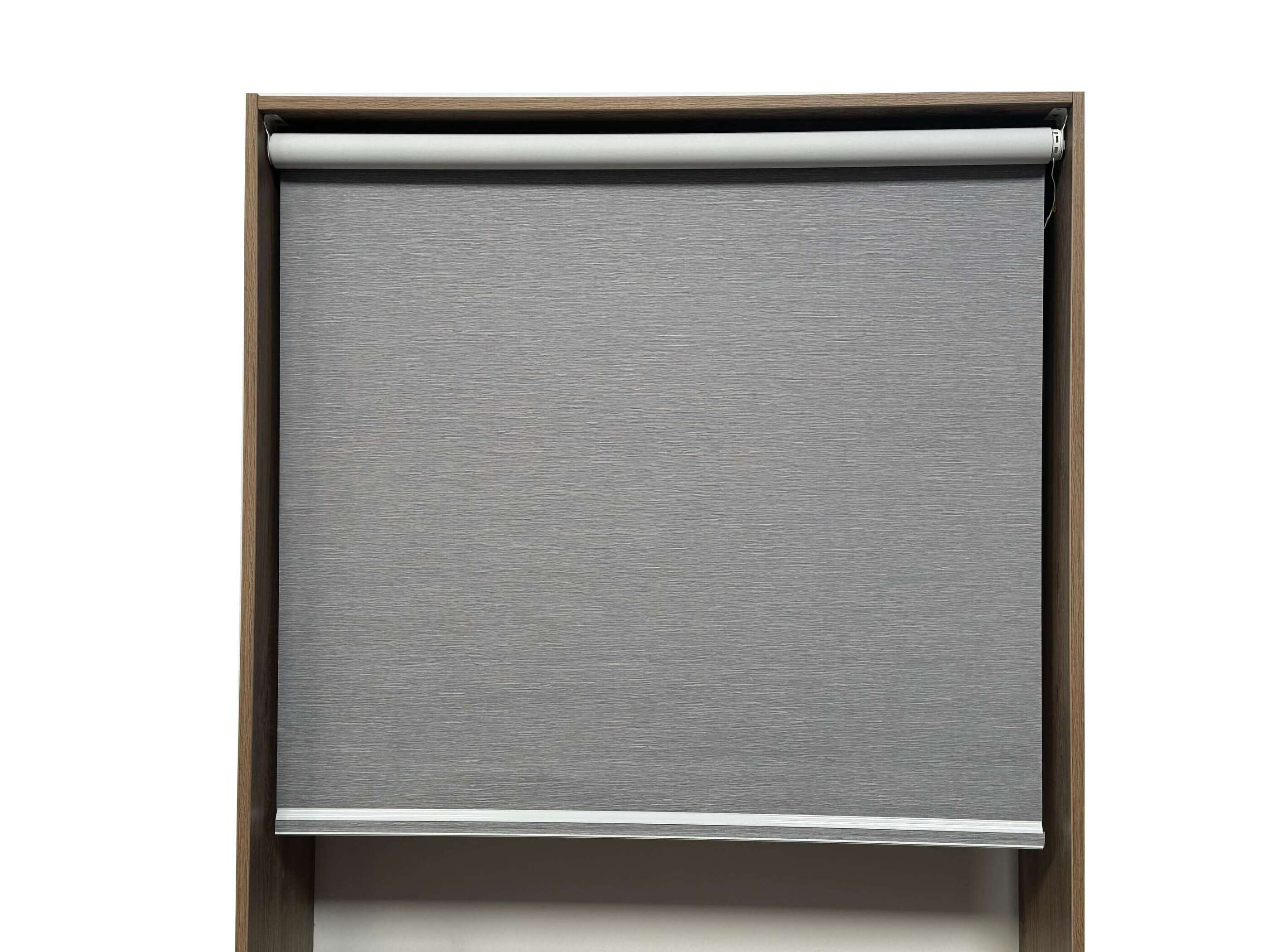 CORTINA ROLLER MOTORIZADA DECOR HOUSE BLACKOUT TEXTIL RÚSTICO 200CM ANCHO X 170CM ALTO - 1