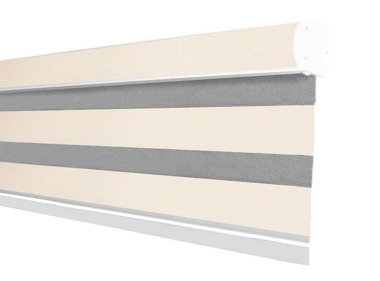 CORTINA ROLLER DUO MOTORIZADO DECOR HOUSE SUPERIOR ANCHO 150CM X ALTO 110CM - 2