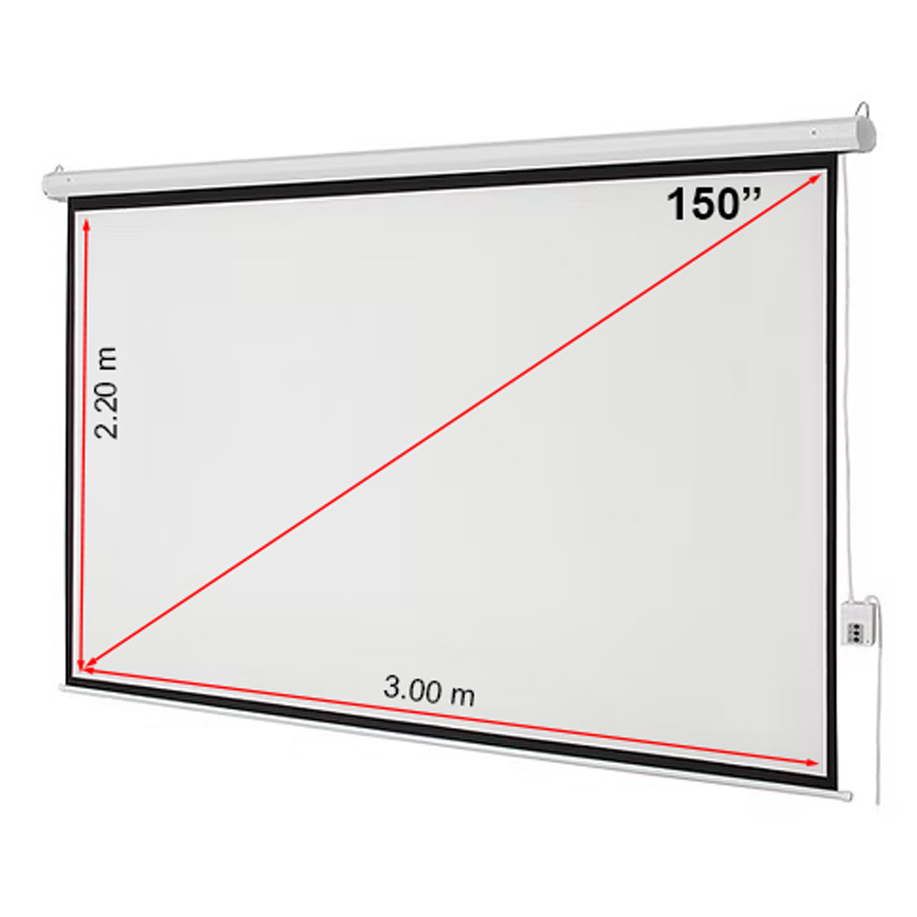 ECRAN ELÉCTRICO 150' - 6
