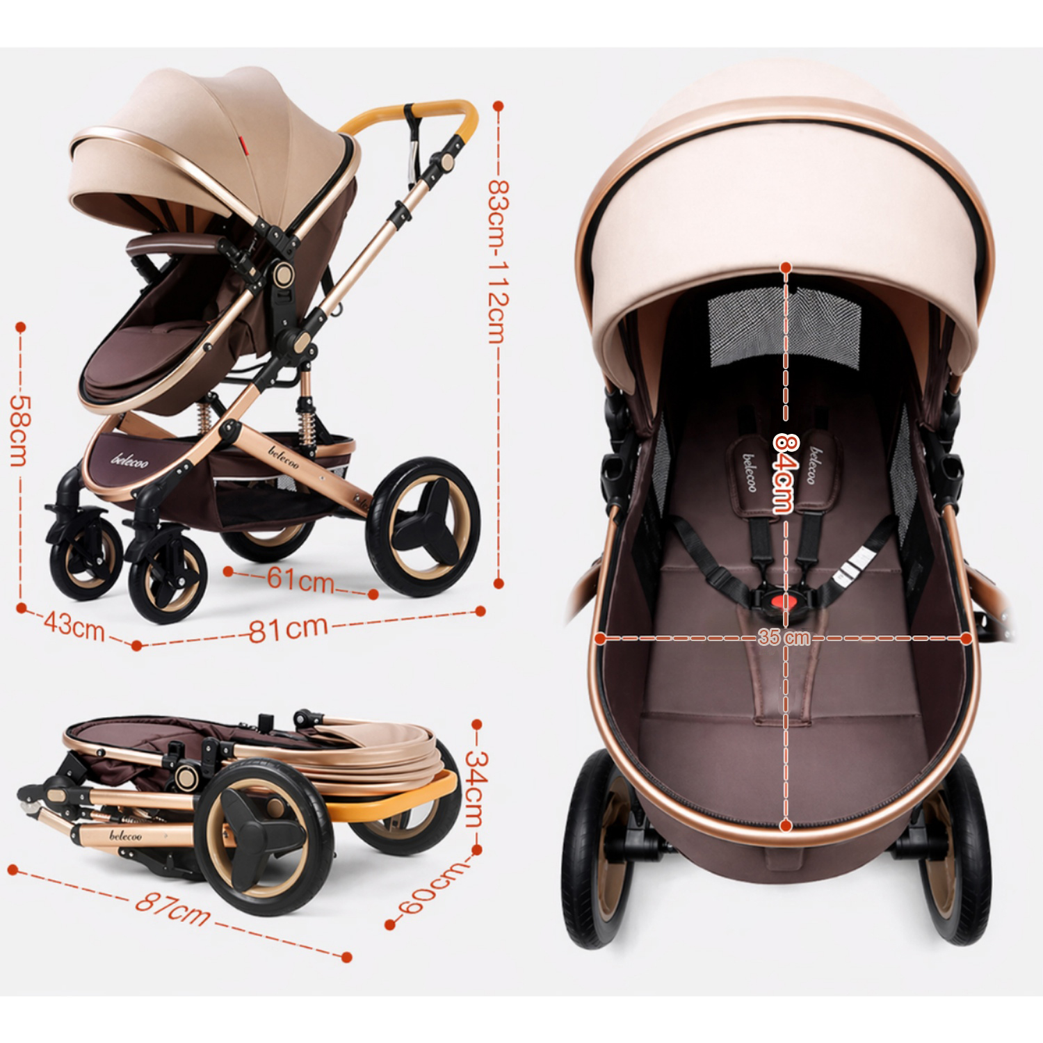 COCHE CUNA PARA BEBE - 4