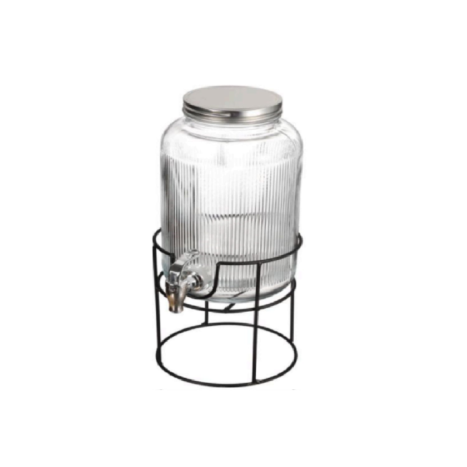 DISPENSADOR DE AGUA DE VIDRIO 6 L + BASE - 2