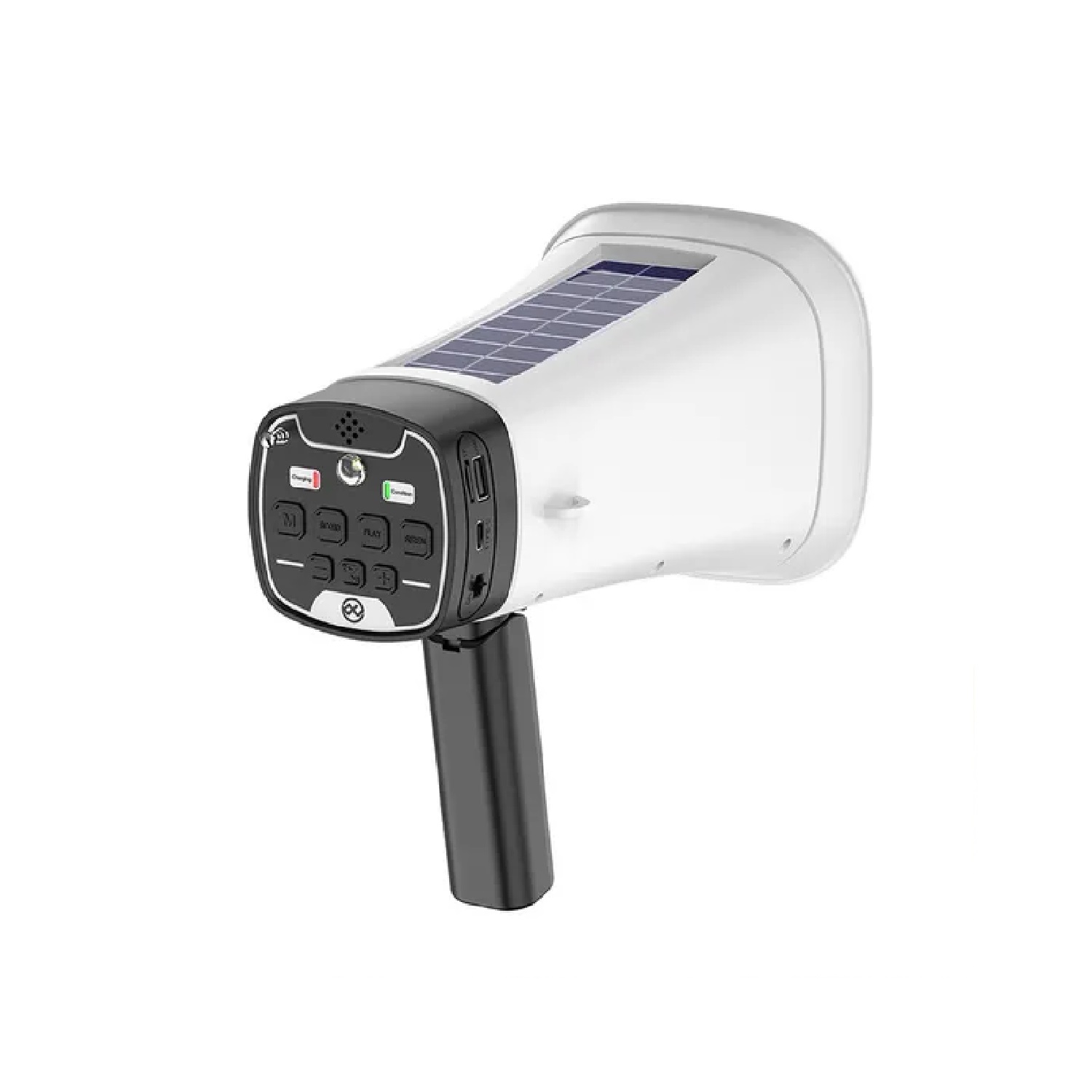 MEGAFONO 50W RECARGABLE SIRENA PARLANTE BLUETOOTH - 1