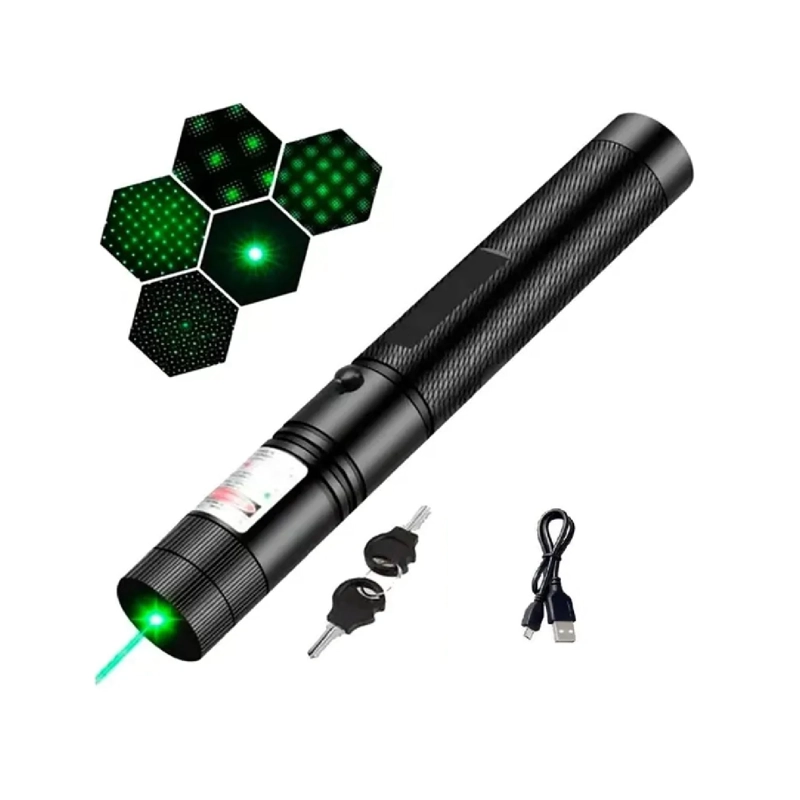 PUNTERO LÁSER CAFINI VERDE DE LARGO ALCANCE RECARGABLE - 1