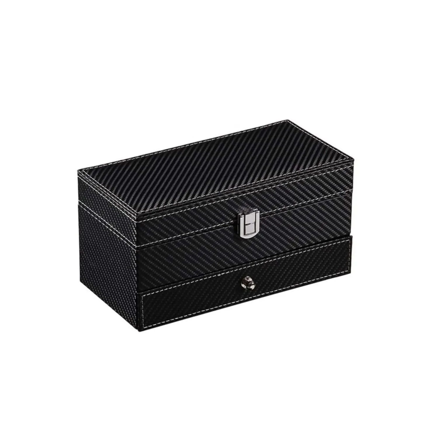 ORGANIZADOR DE RELOJES Y JOYAS DE DOBLE CAPA - 4
