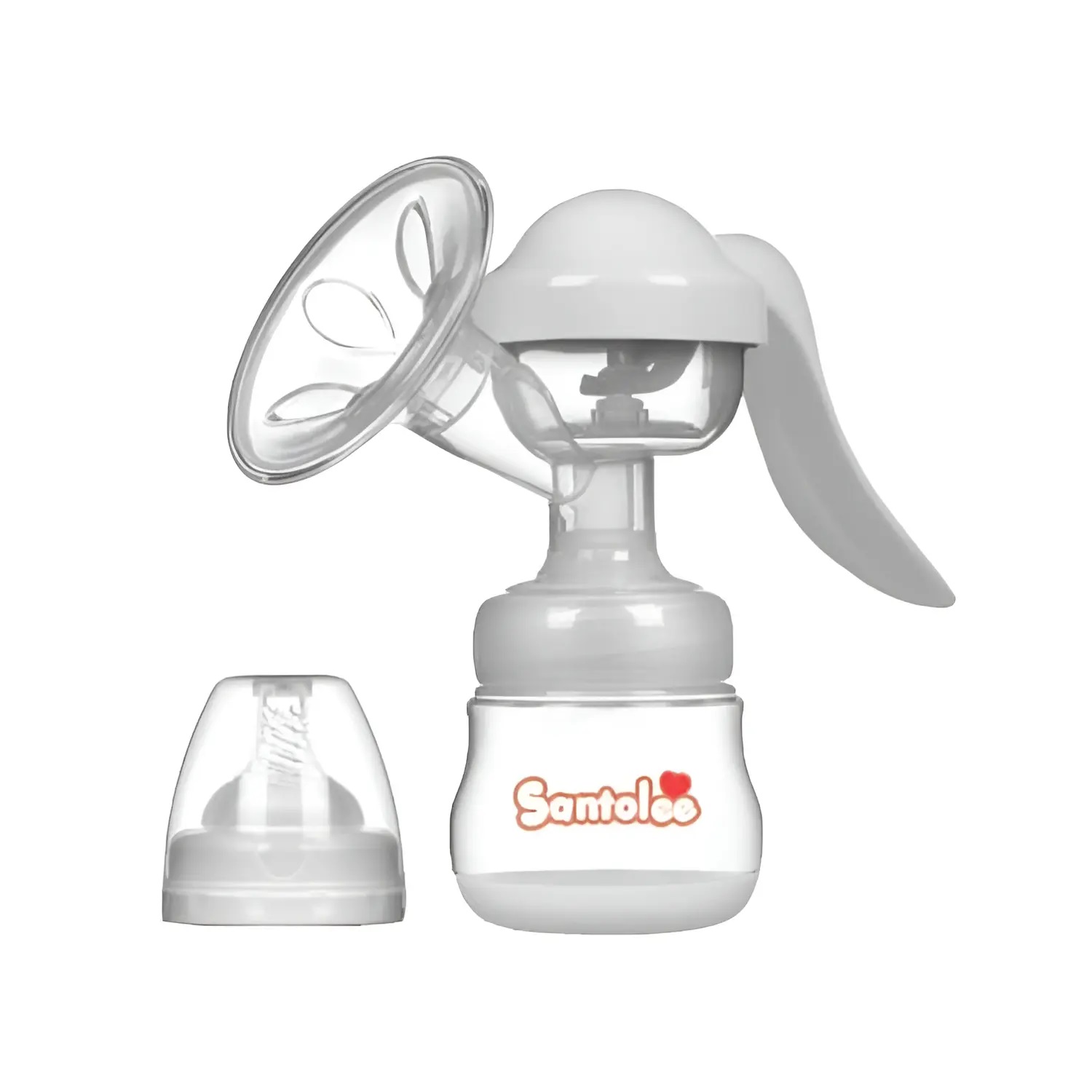 EXTRACTOR DE LECHE MATERNA BIBERÓN MANUAL 2 EN 1 SANTOLEE - 1