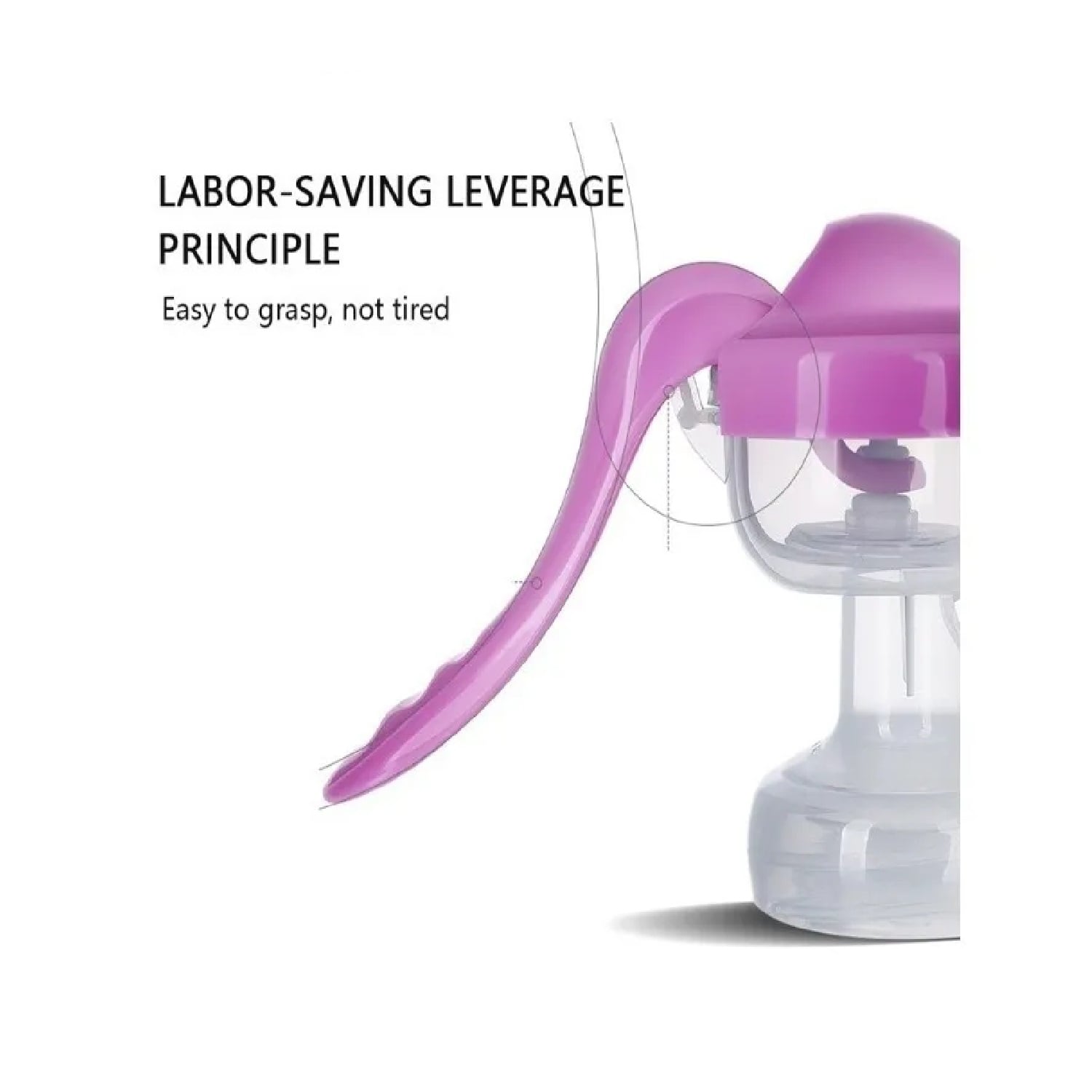 EXTRACTOR DE LECHE MATERNA BIBERÓN MANUAL 2 EN 1 SANTOLEE - 3