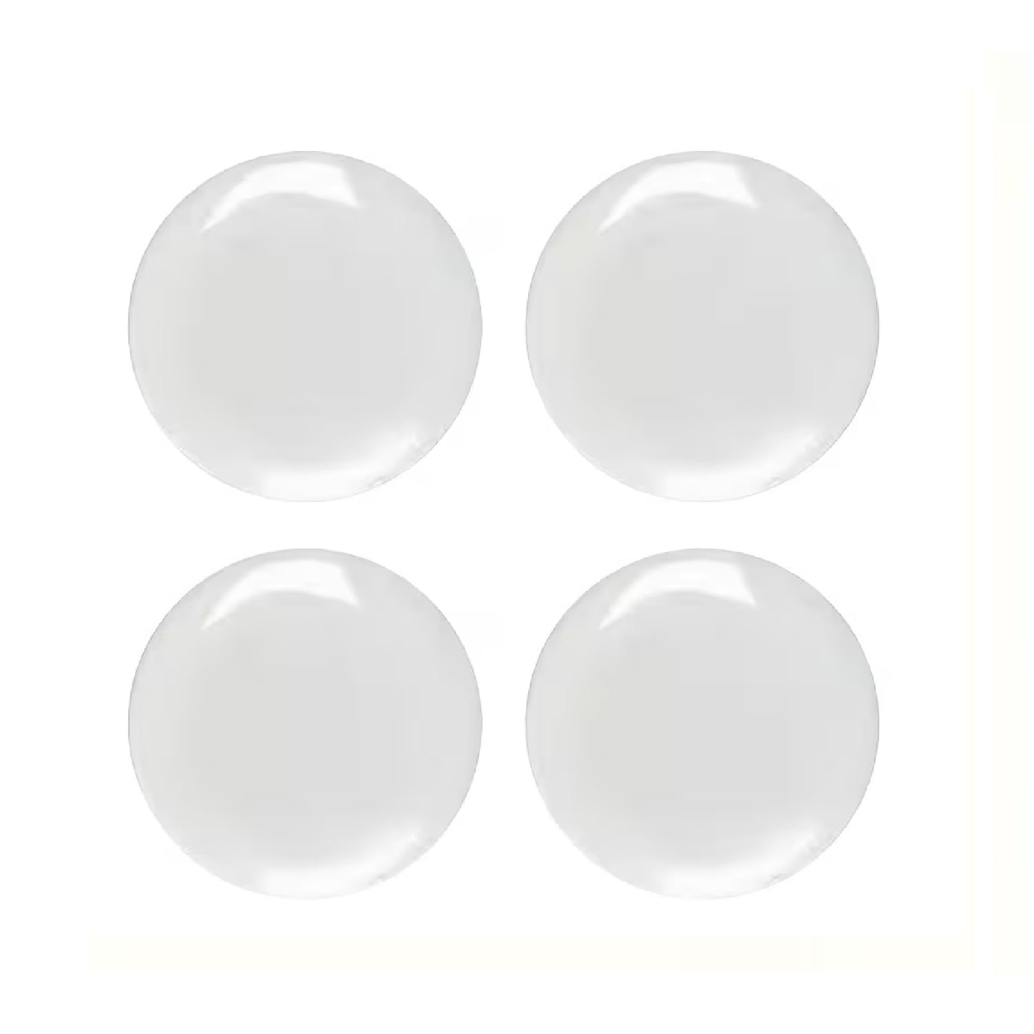 JUEGO DE 6 PEGATINAS PROTECTORAS DE 20 MM PARA AGUJERO DE LLAVE DE PUERTA DE COCHE TRANSPARENTE TM - 3