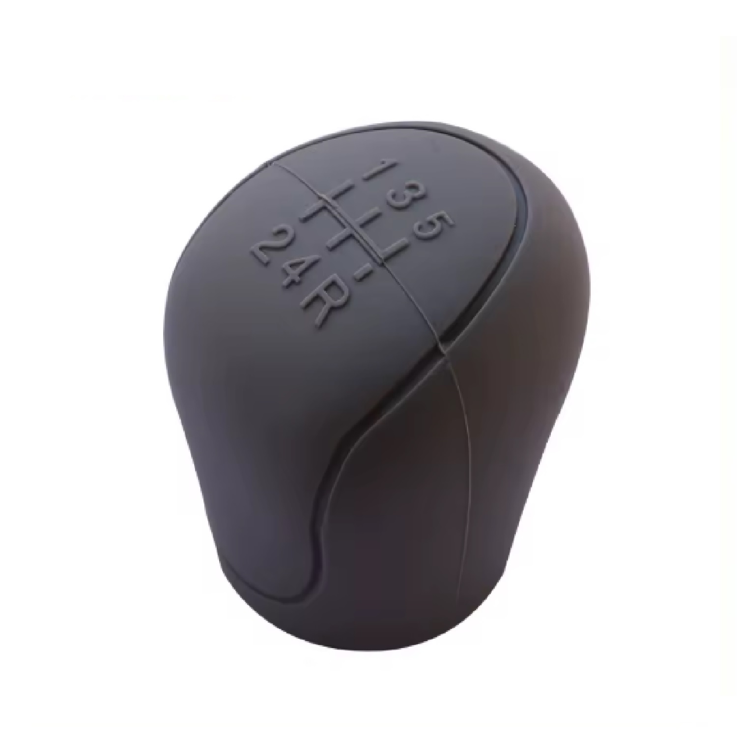 JUEGO DE 2 FUNDAS DE SILICÓN PARA PALANCA DE CAMBIOS Y FRENO DE AUTO COLOR GRIS TM - 4
