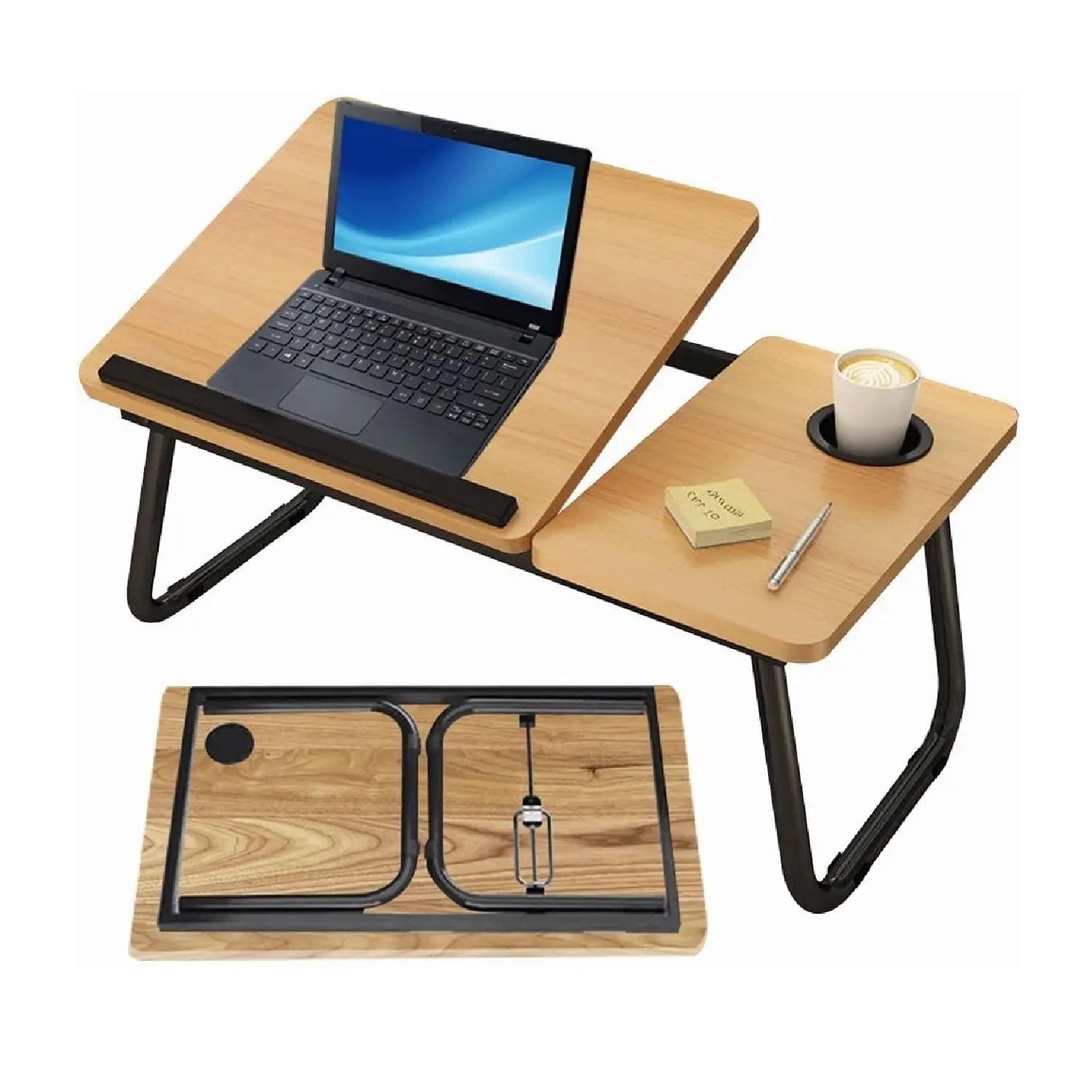 MESA CON SOPORTE PARA LAPTOP MULTIFUNCIONAL PARA MUJER - 1