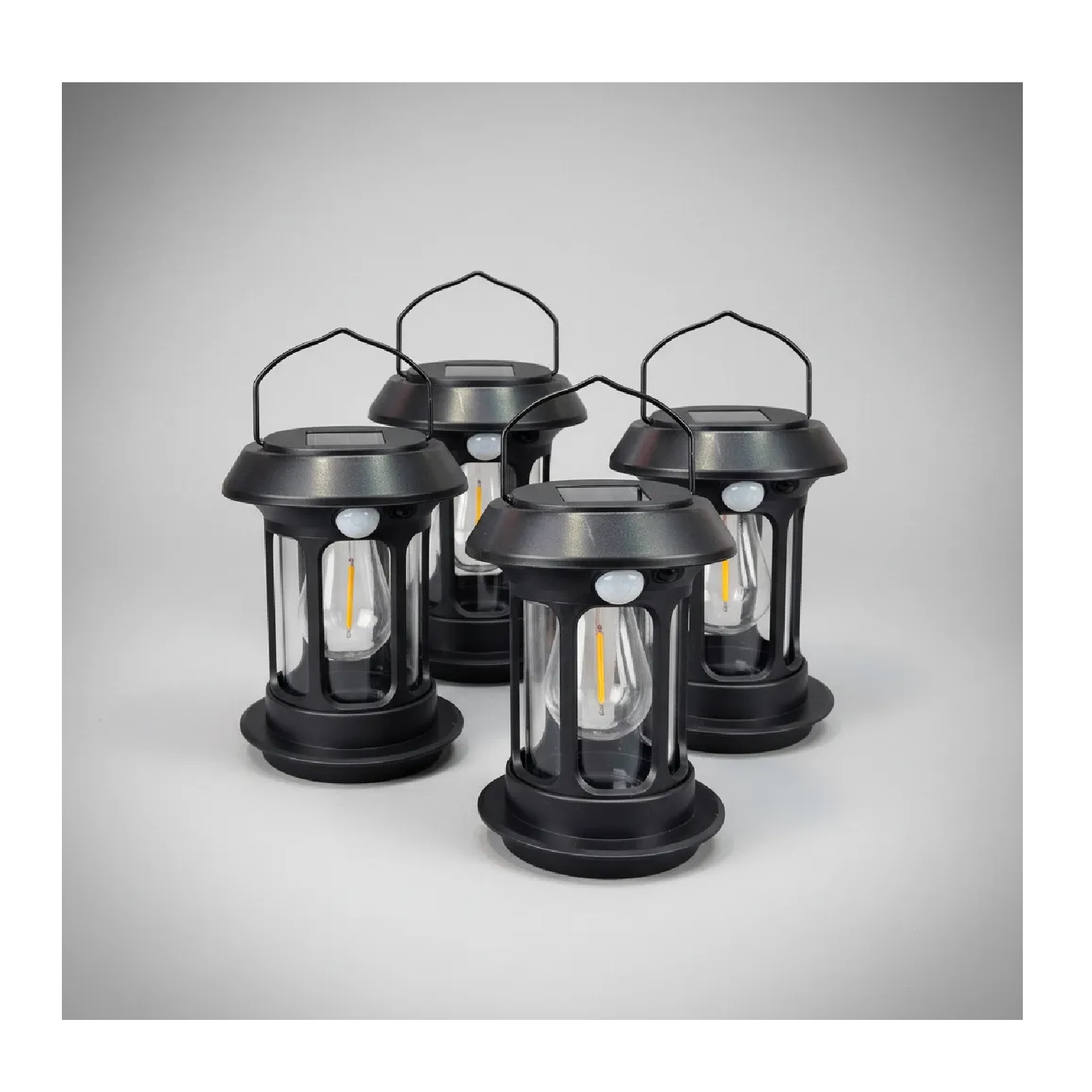 LÁMPARA FAROL SOLAR LED PARA INTERIORES Y EXTERIORES - 4