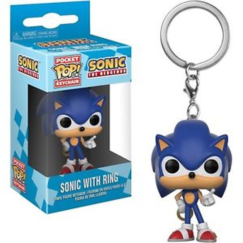 FUNKO POP LLAVERO SONIC - SONIC CON ANILLO - 1