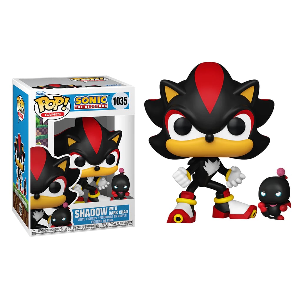 FUNKO POP SONIC - SHADOW WITH DARK CHAO #1035 - 1