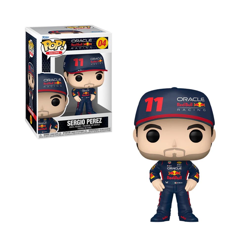 FIGURA COLECCIONABLE FUNKO POP FORMULA 1 SERGIO PEREZ #04 - 1