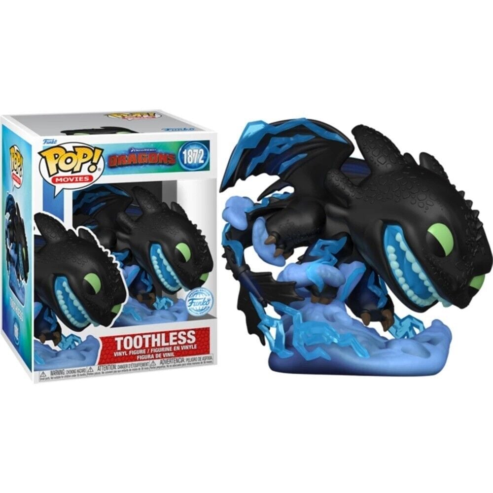 FUNKO POP COMO ENTRENAR A TU DRAGON - CHIMUELO CON RAYOS EXCLUSIVO AMAZON #1872 - 1