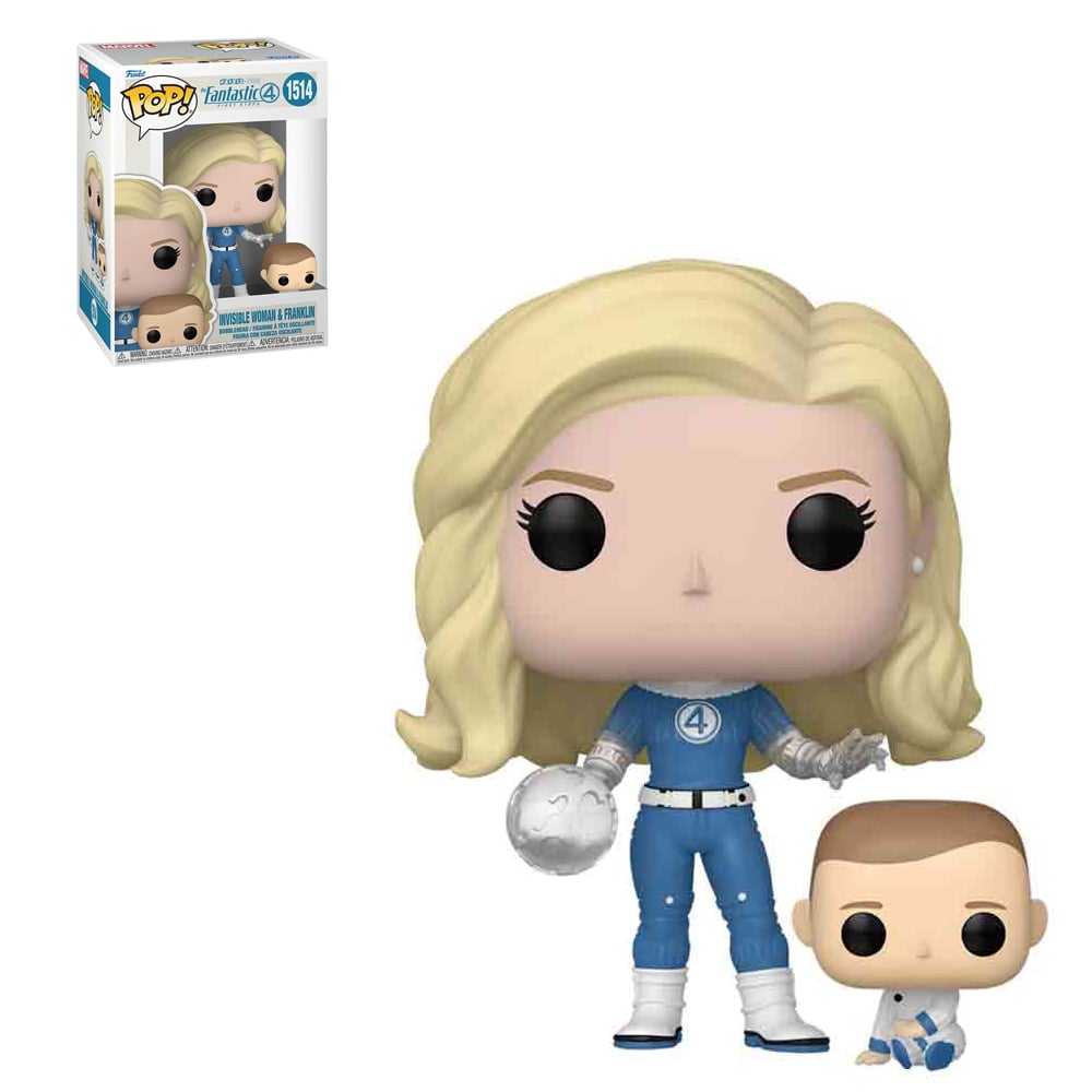 FUNKO POP LOS 4 FANTASTICOS - MUJER INVISIBLE CON FRANKLIN #1514 - 1