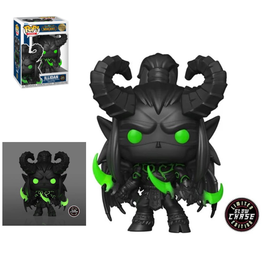 FUNKO POP WORLD OF WARCRAFT - ILLIDAN (CHASE) #1101 - 1