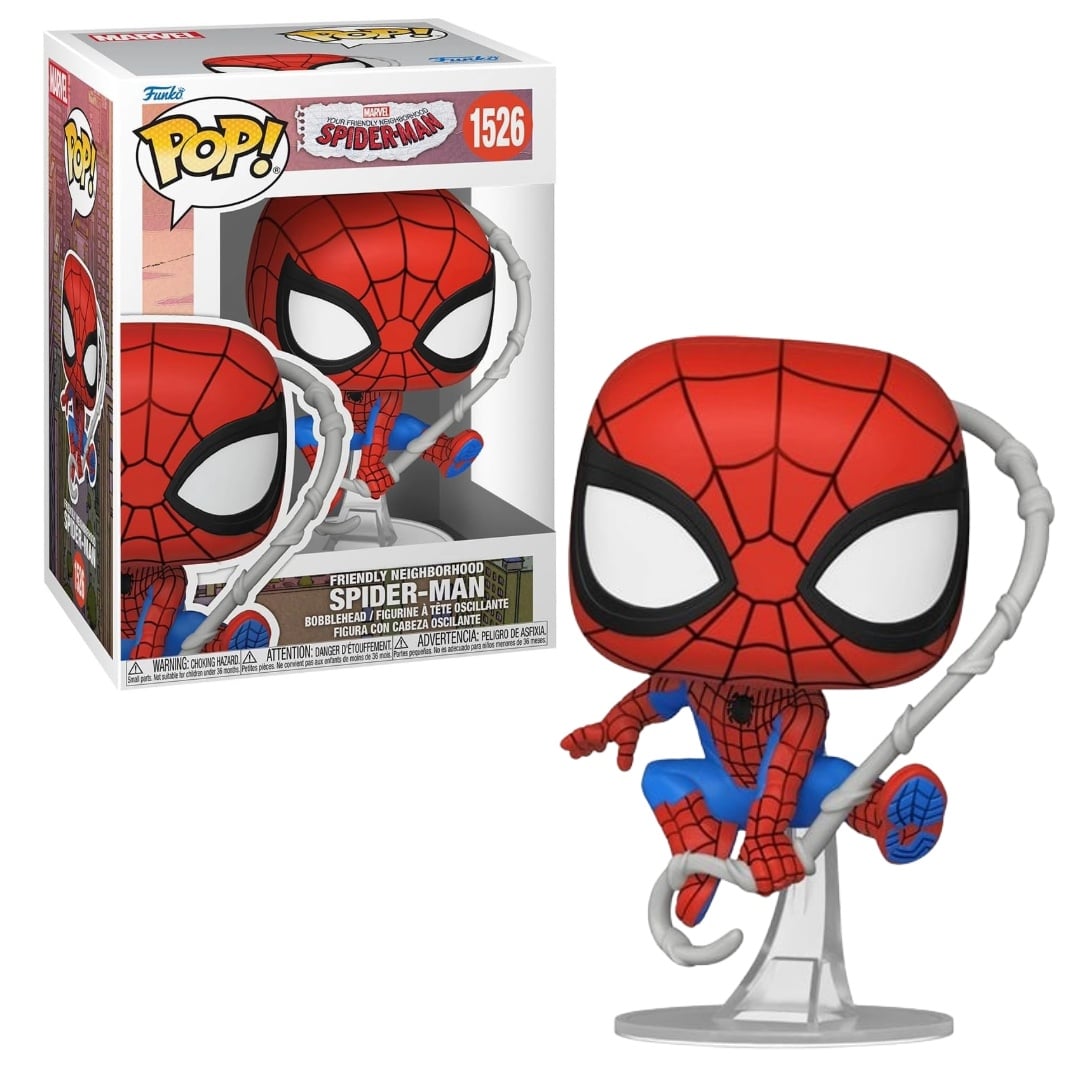 FUNKO POP YOUR FRIENDLY NEIGHBORHOOD SPIDERMAN - SPIDERMAN #1526 - 1