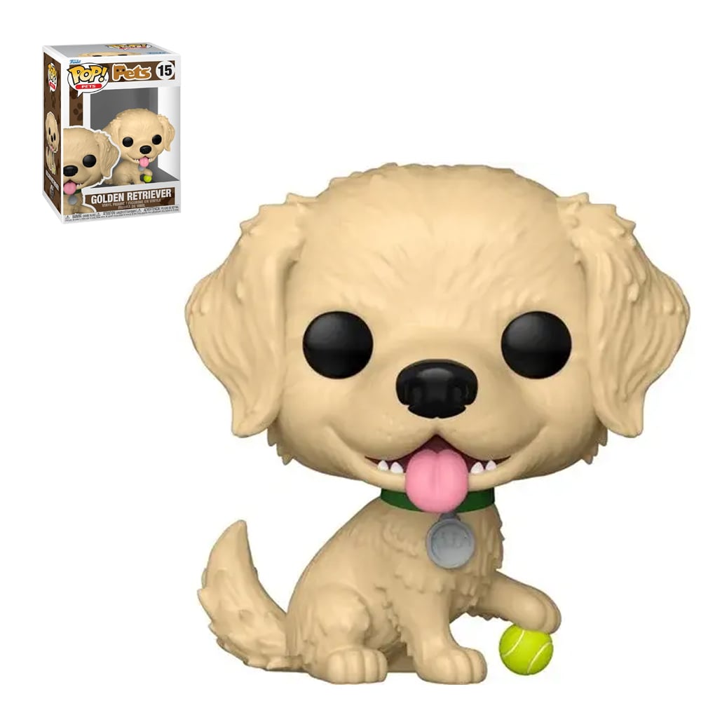 FUNKO POP MASCOTAS - GOLDEN RETRIEVER #15 - 1