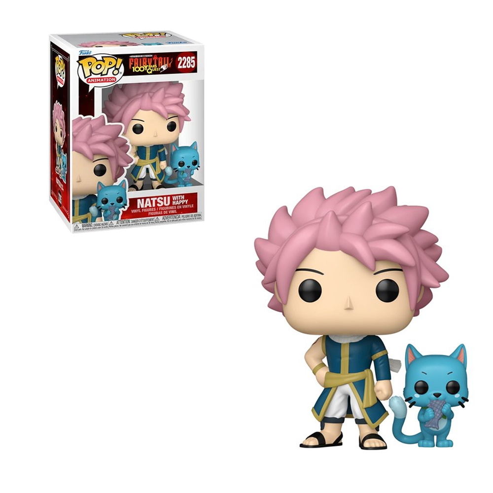 FUNKO POP FAIRY TAIL 100 YEARS QUEST - NATSU CON HAPPY #2285 - 1
