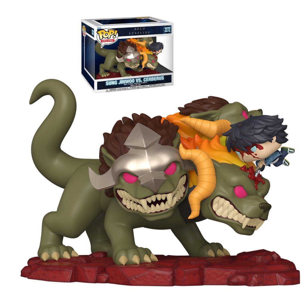 FUNKO POP SOLO LEVELING - JINWOO VS. CERBERUS DELUXE #2272 - 1