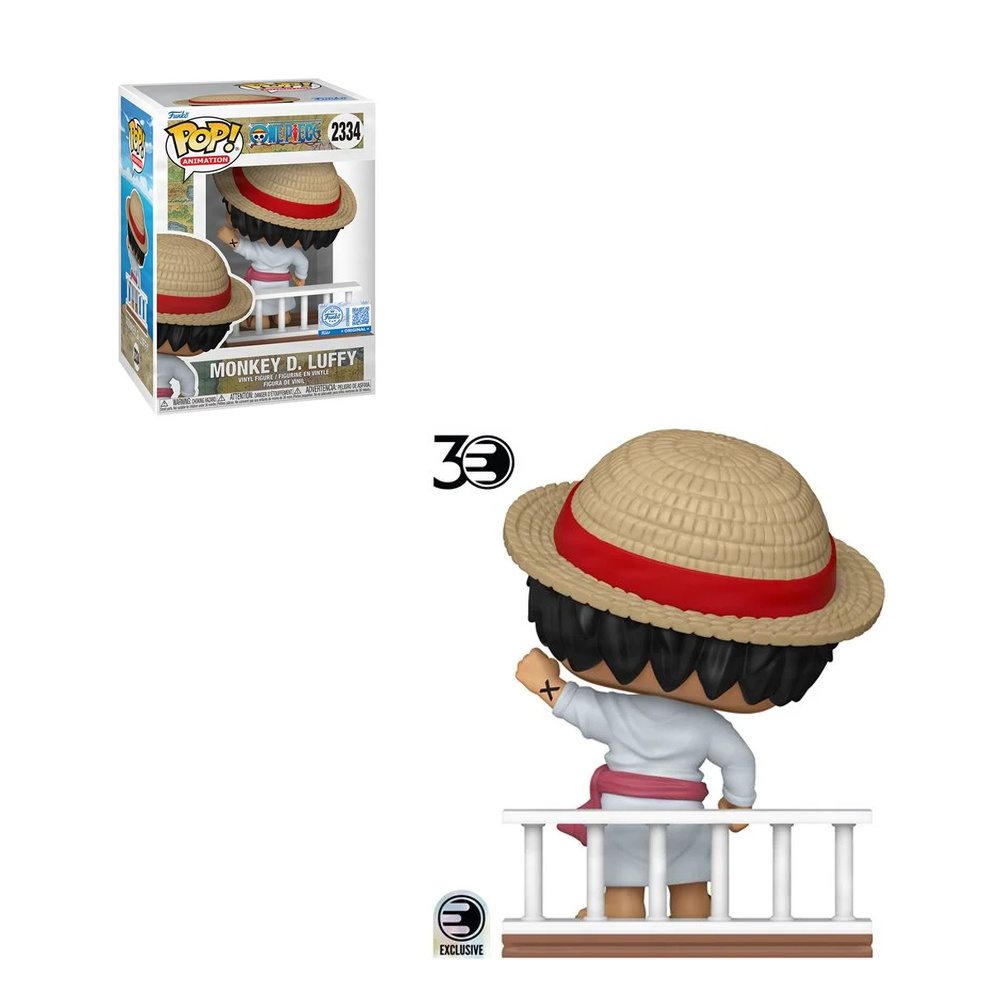 FUNKO POP ONE PIECE - MONKEY D. LUFFY EXCLUSIVO ENTERTAINMENT EARTH #2334 - 1