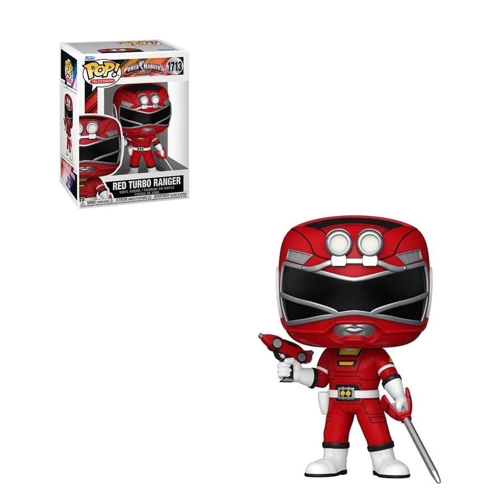 FUNKO POP POWER RANGERS TURBO - RED TURBO RANGER #1713 - 1