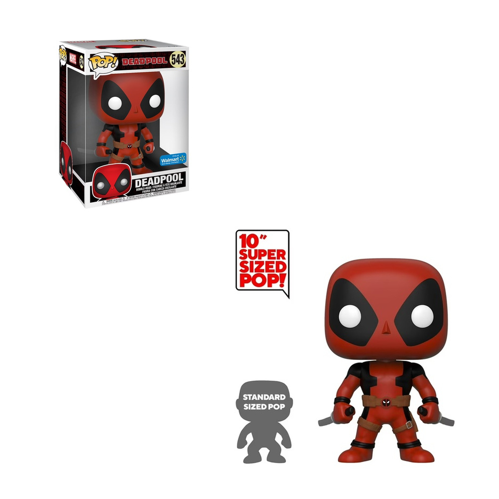 FUNKO POP DEADPOOL - DEADPOOL 10'' PULGADAS (EXCLUSIVO DE WALMART) #543 - 1