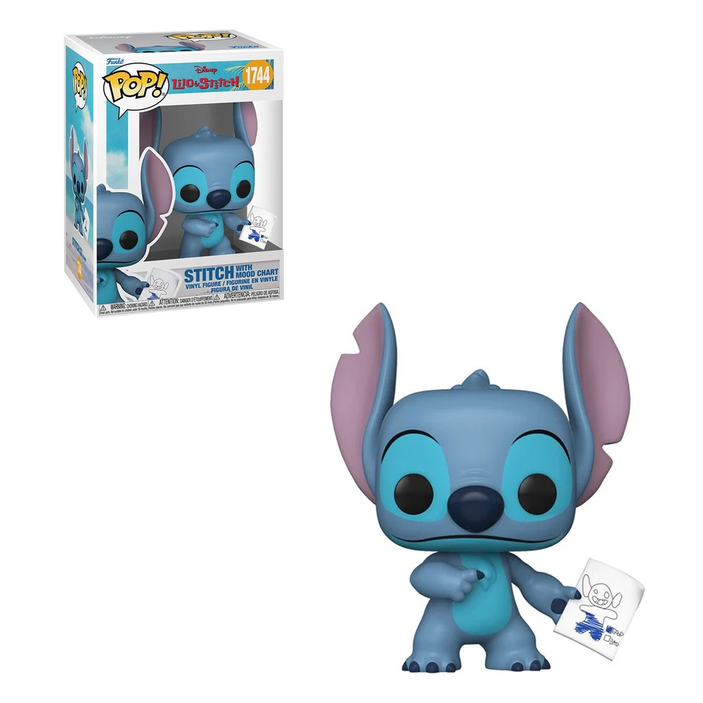 FUNKO POP LILO Y STITCH - STITCH CON HOJA PARA DIBUJAR #1744 - 1