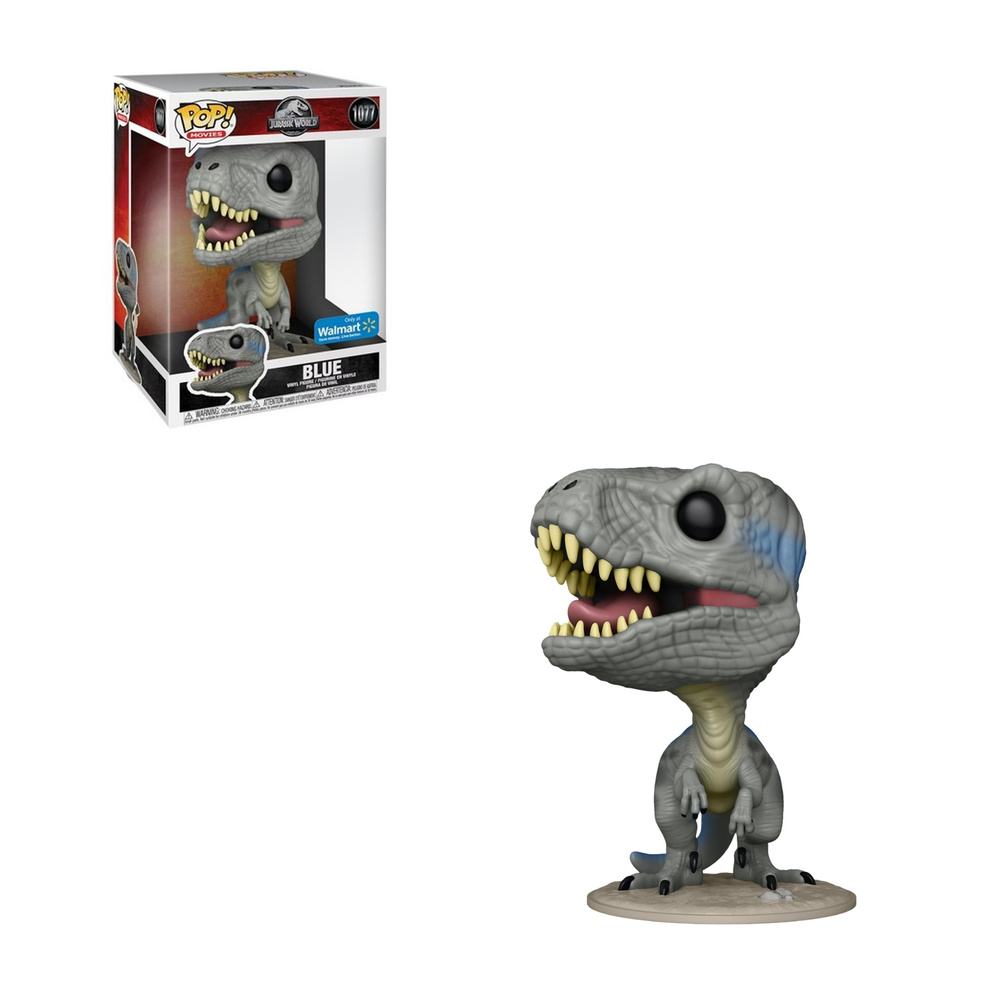 FUNKO POP JURASSIC WORLD - BLUE EXCLUSIVO DE WALMART 10'' PULGADAS #1077 - 1
