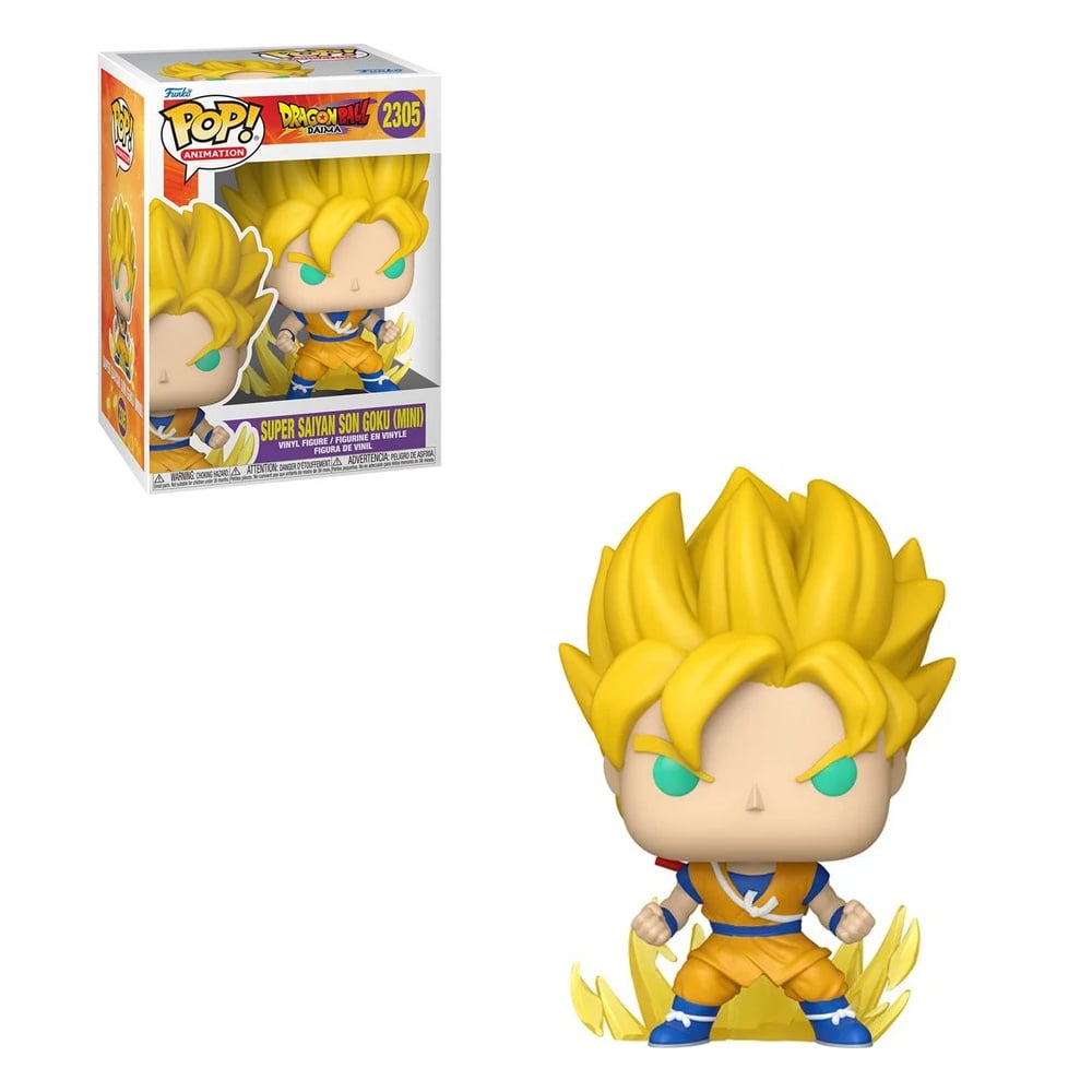 FUNKO POP DRAGON BALL DAIMA - SUPER SAIYAN GOKU (MINI) #2305 - 1