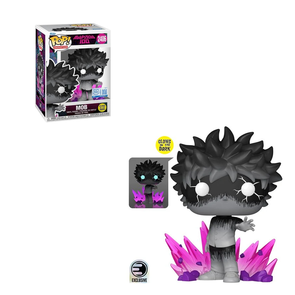 FUNKO POP MOB PSYCHO 100 - MOB BRILLA EN LA OSCURIDAD #2406 - 1