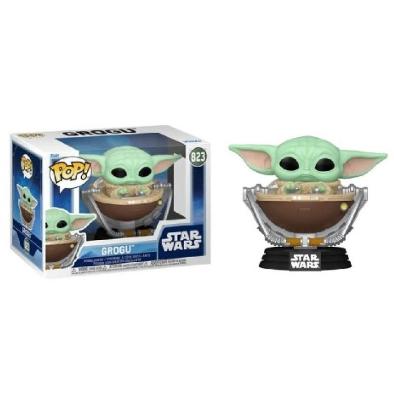 FUNKO POP THE MANDALORIAN Y GROGU - GROGU EN CAPSULA #823 - 1