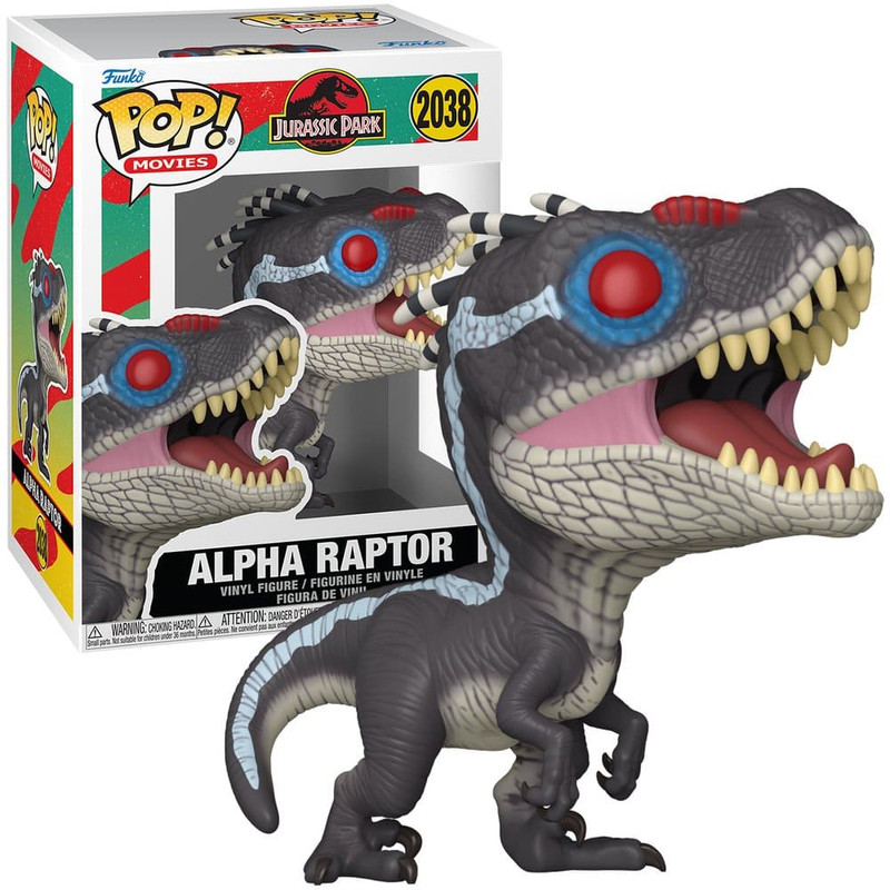 FUNKO POP JURASSIC PARK - RAPTOR ALFA #2038 - 1